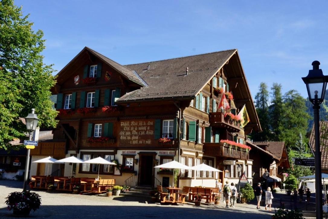 Posthotel Rössli Gstaad Exterior foto