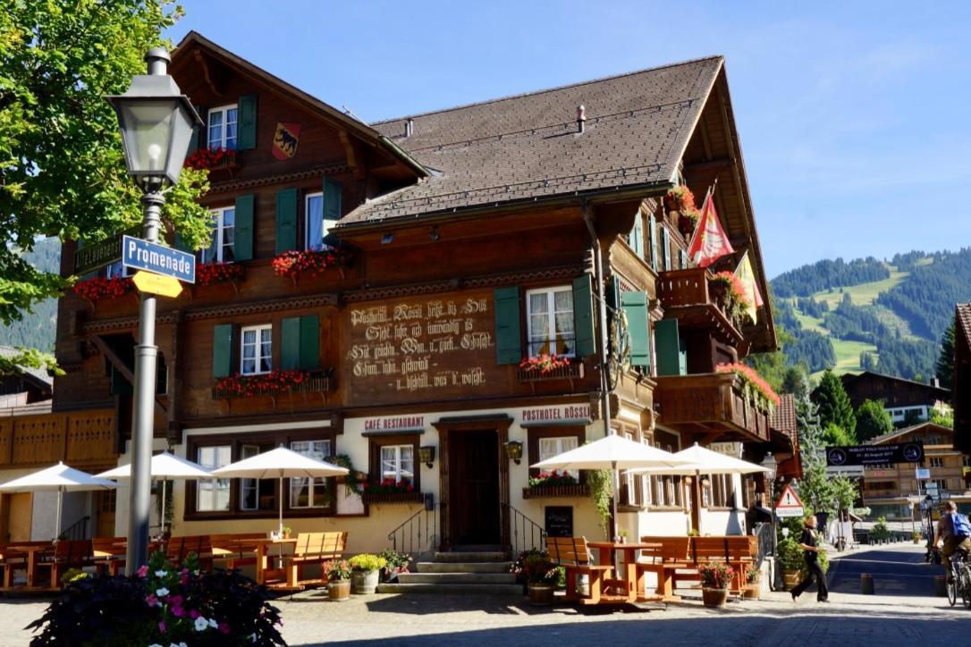 Posthotel Rössli Gstaad Exterior foto