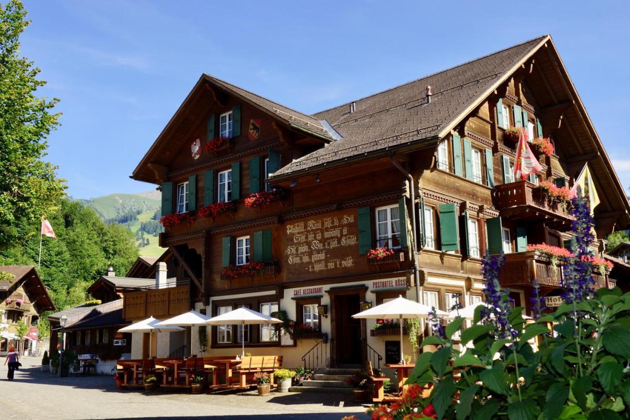 Posthotel Rössli Gstaad Exterior foto